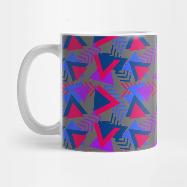 Vibrant Abstract Triangle Pattern by PrimalWarfare